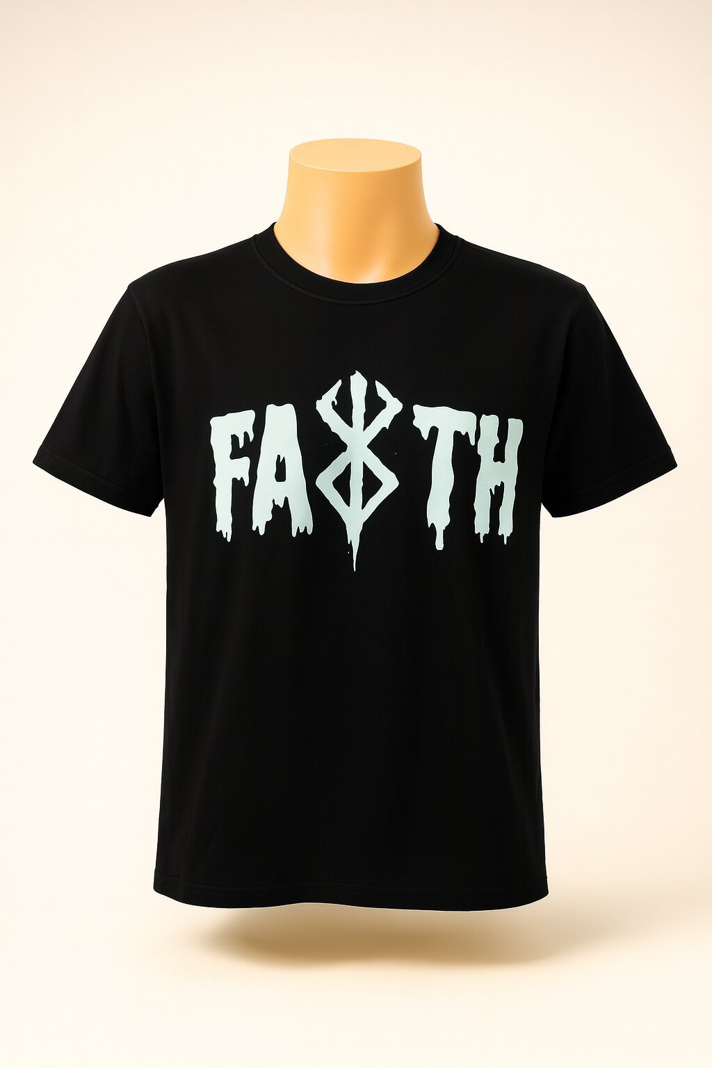 Faith Printed Tshirt – Black